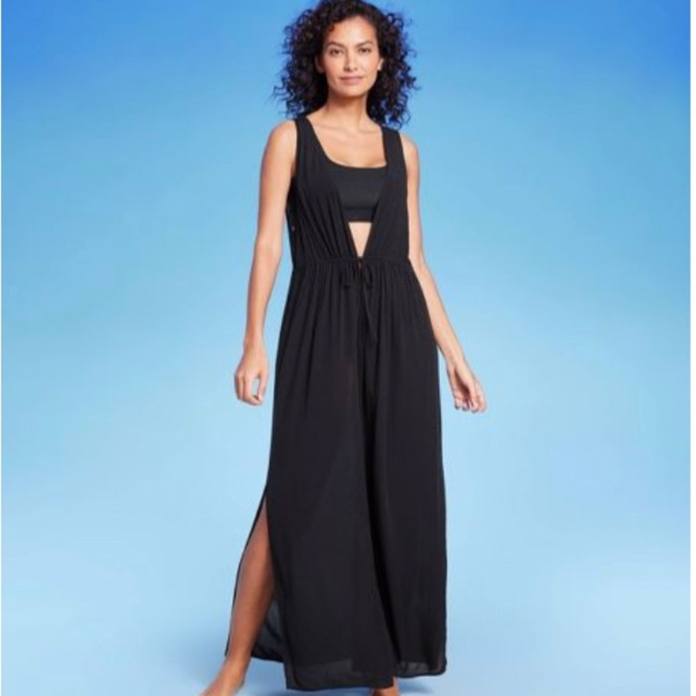 Kona Sol Sleeveless Cover Up/Maxi Duster    Size XL